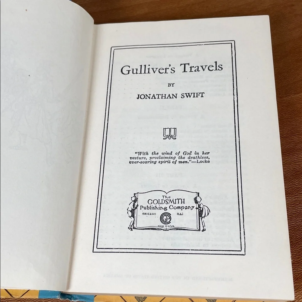 Vintage Books for Decor 1900s Hans Christian Andersen Tales Gulliver’s Travel